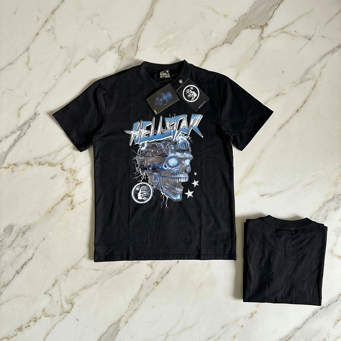 Camiseta Premium — Hellstar Skull (Negra)